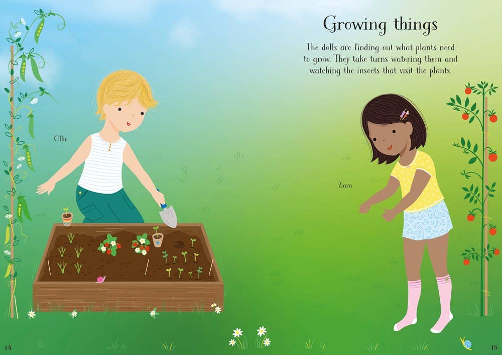Little Sticker Dolly Dressing Starting School | Usborne