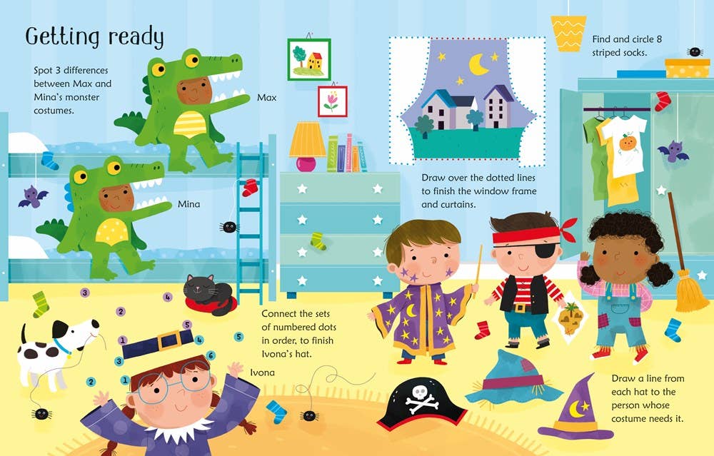 Wipe-Clean Halloween Activities | Usborne