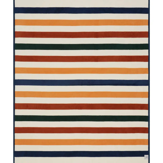 Vintage Casco Bay Stripe Blanket
