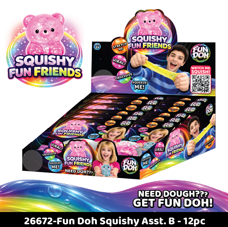 Fun Doh Squishy Gummy Fidget Toy | Assortment