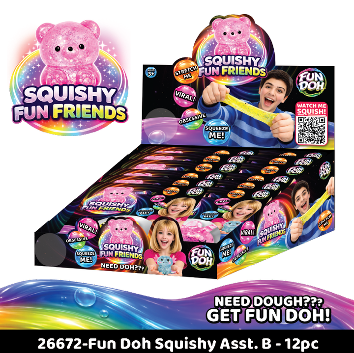 Fun Doh Squishy Gummy Fidget Toy | Assortment