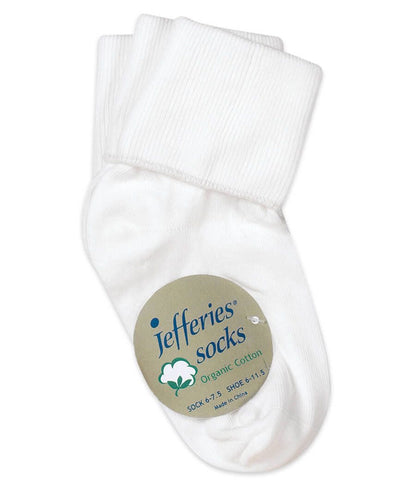 Jefferies Socks Smooth Toe Turn Cuff Socks (3pack)