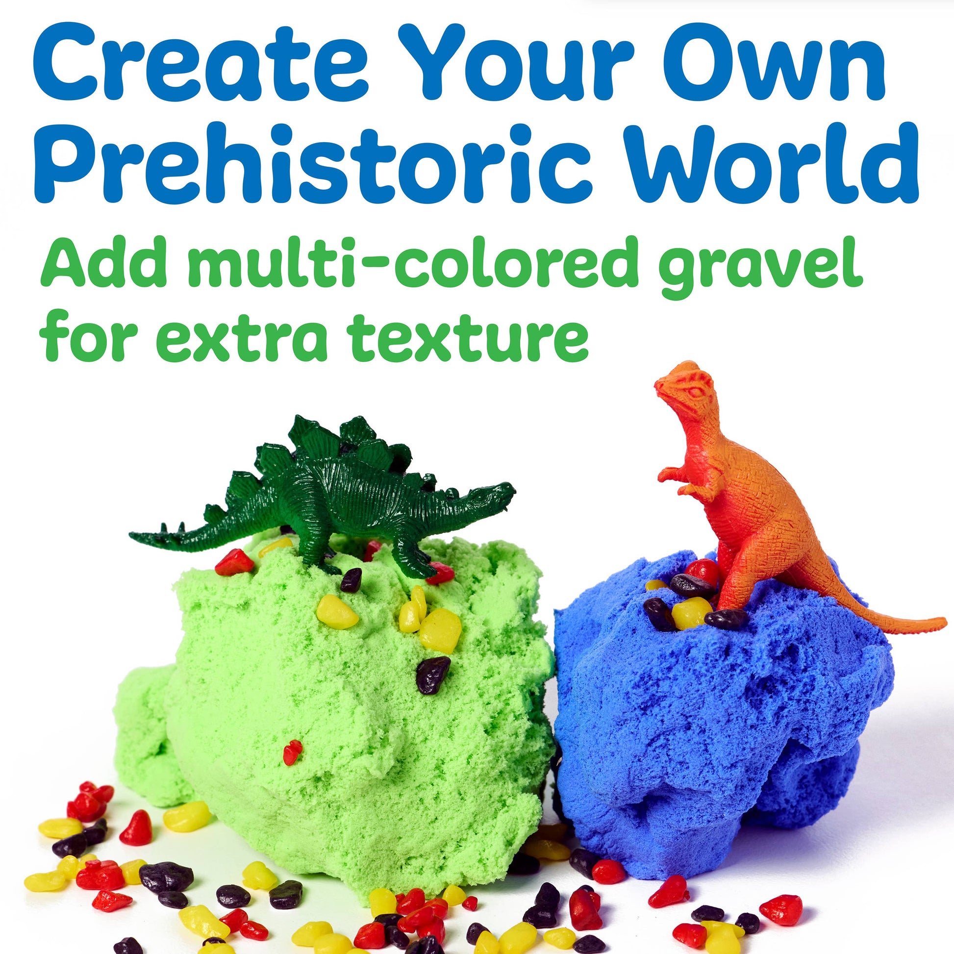 Sensory Mini Play Kit Jar with Cloud Clay | Dinosaur