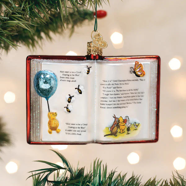 Winnie-The-Pooh Book Ornament