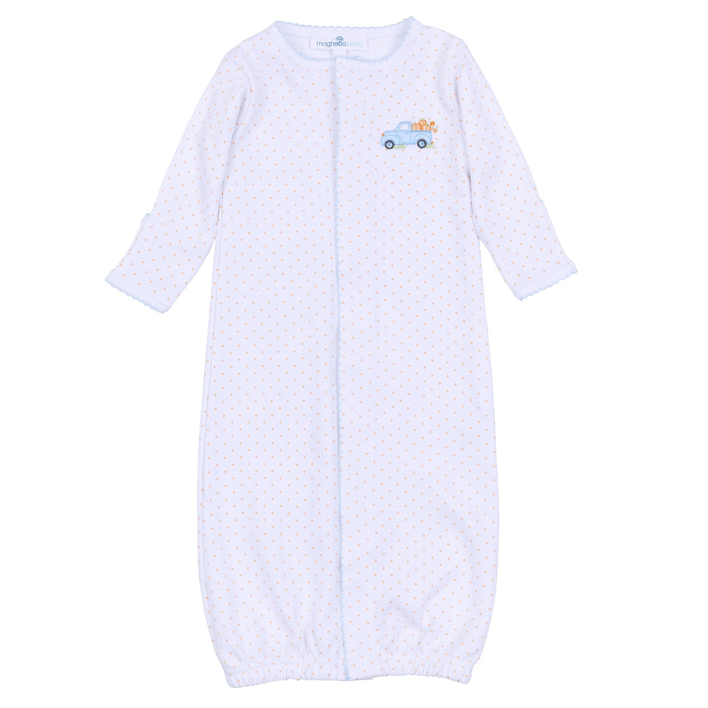 Pumpkin Patch Fun Embroidered Converter | Light Blue