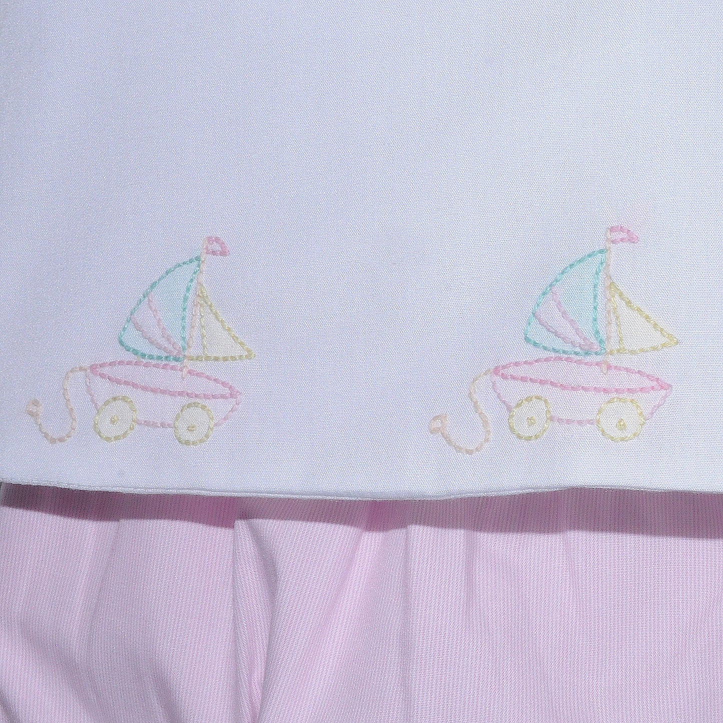 Bailey Diaper Set | Pink Sailboat