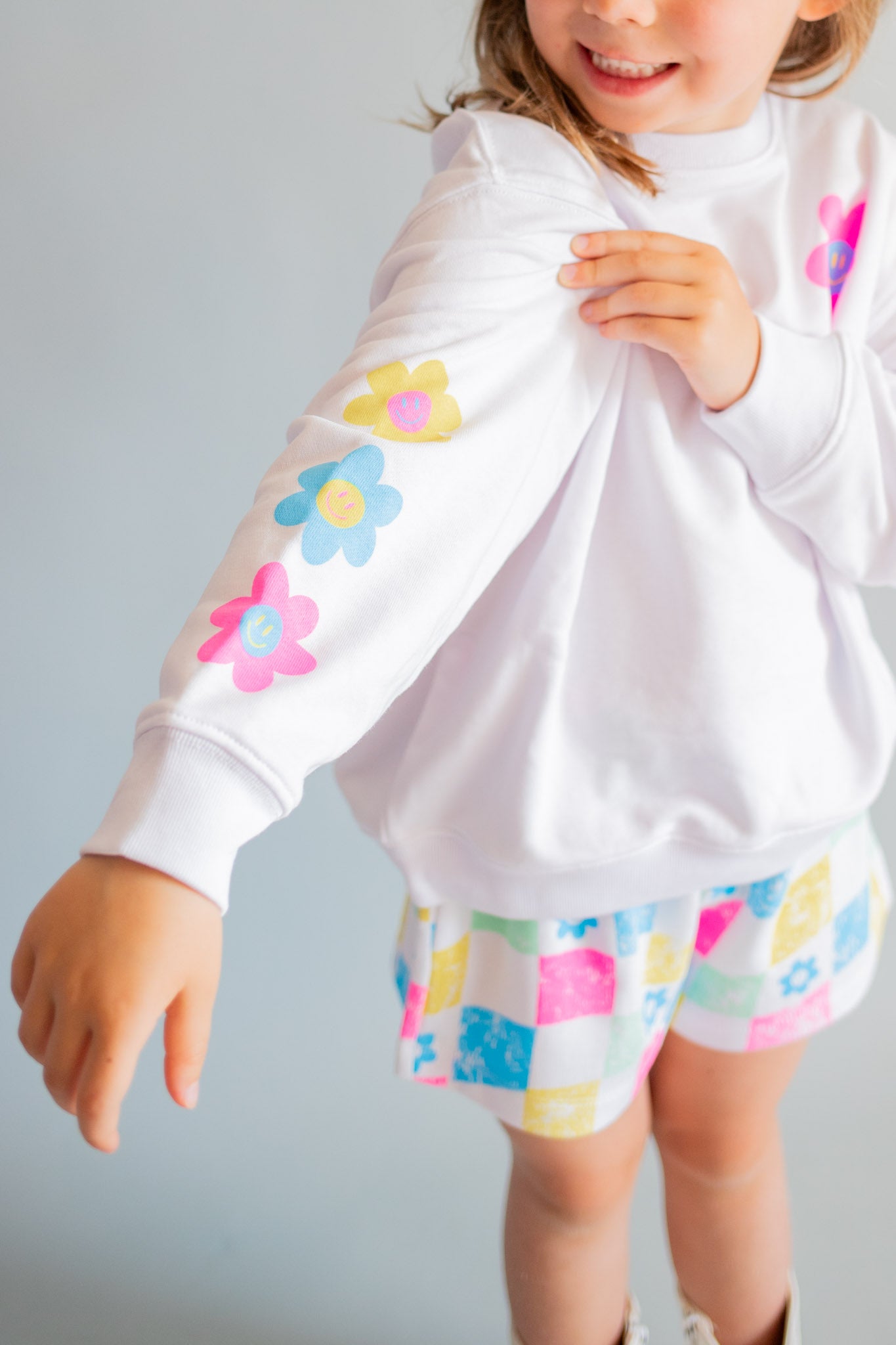 XOXO by Magpies Radiate Positivity Sweatshirt | White