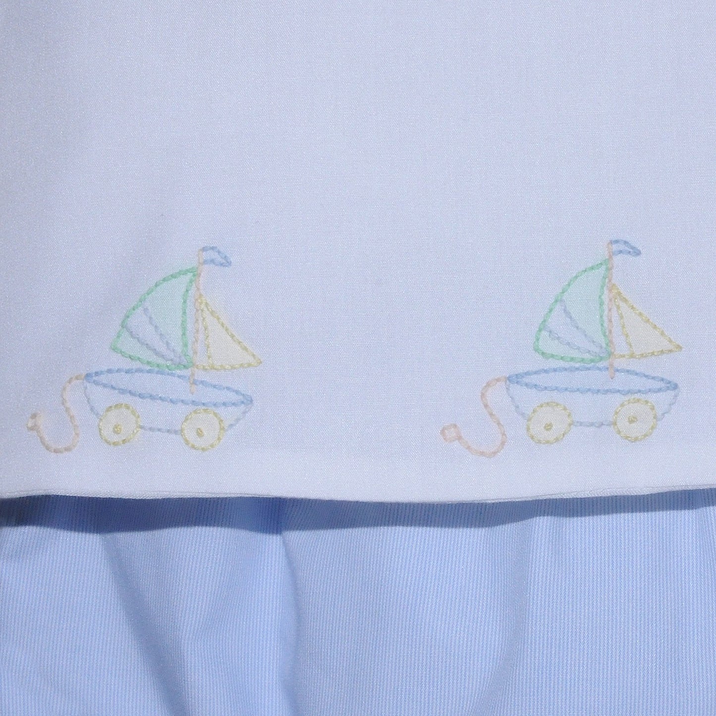 Blue Bailey Diaper Set | Sailboat