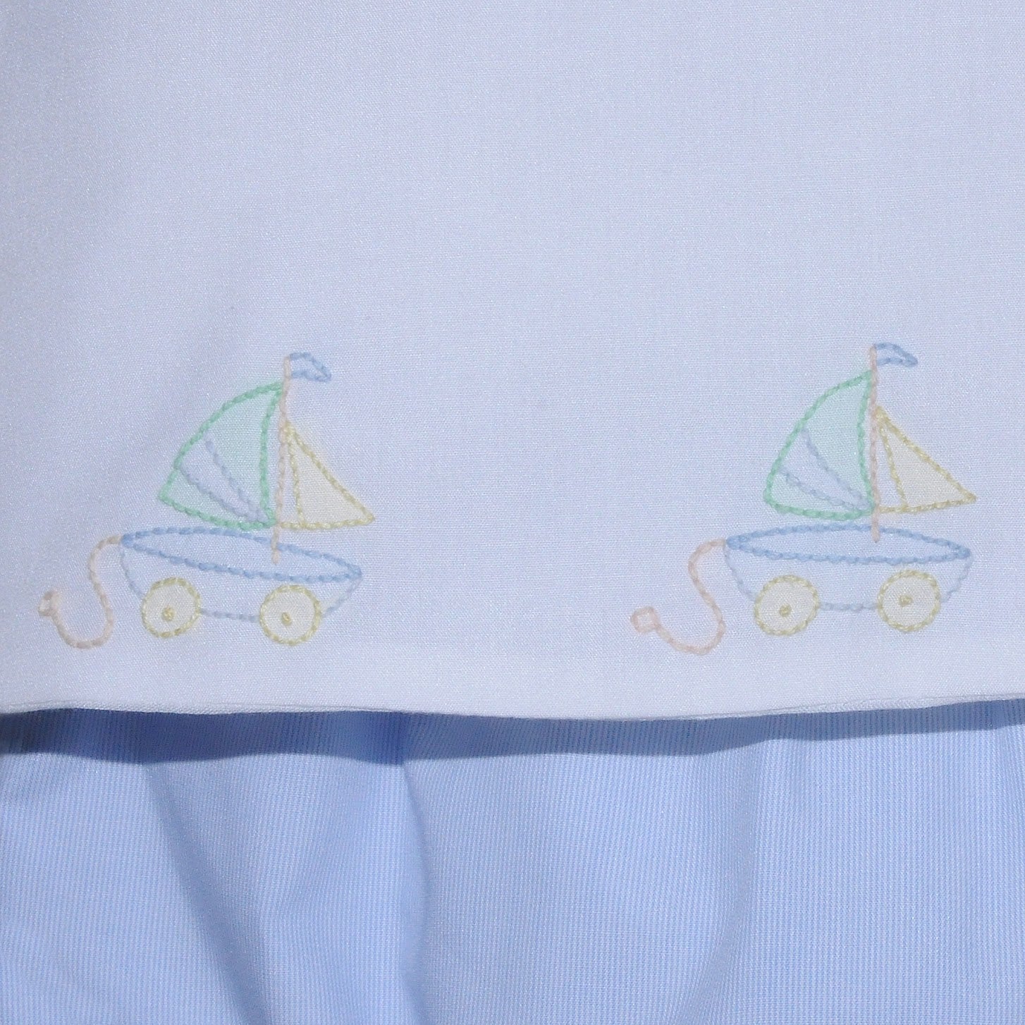 Blue Bailey Diaper Set | Sailboat