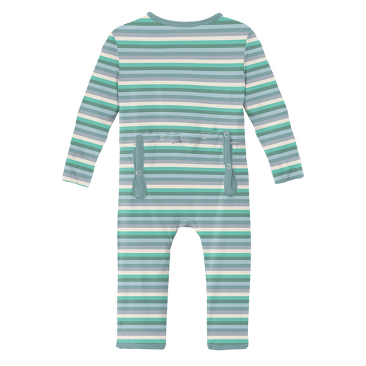 Print Coverall with Zipper | April Showers
