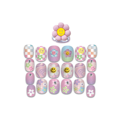 Pop Nail Glitz | Groovy Flower