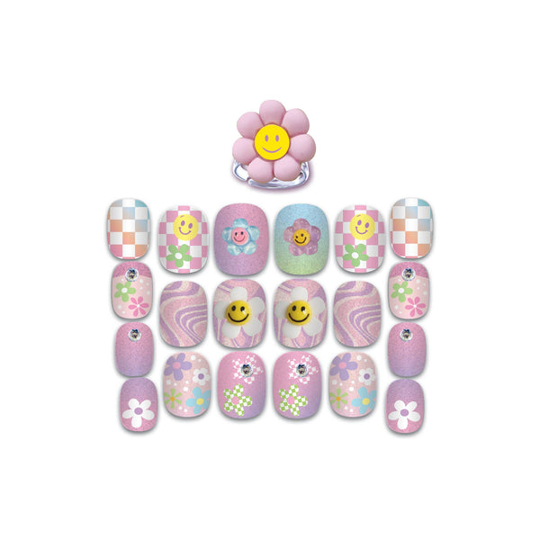 Pop Nail Glitz | Groovy Flower