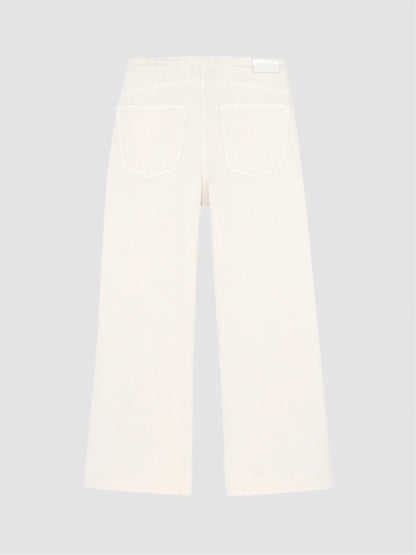 Frankie Low-Slung Wide Leg Jeans | Sugar Cookie