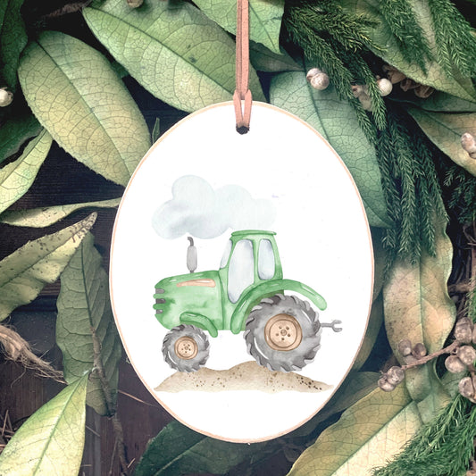 Custom Personalized Ornament | Tractor