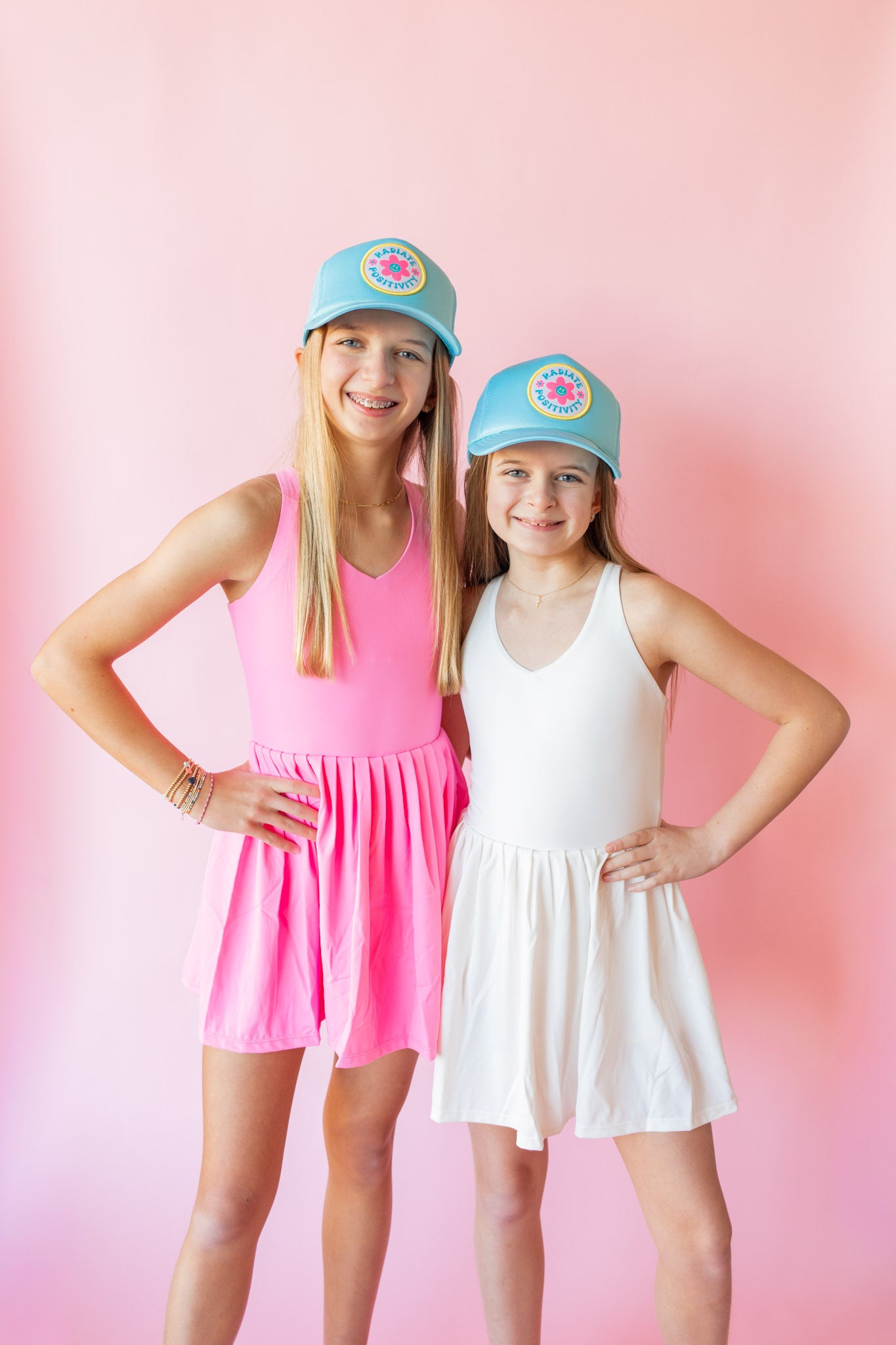 Pleated Active Dress | White