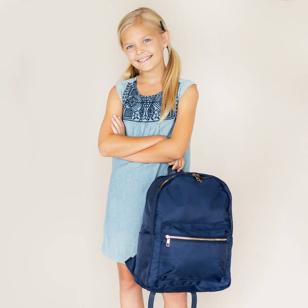 Charlie Backpack | Navy (Includes 3 Patches!)