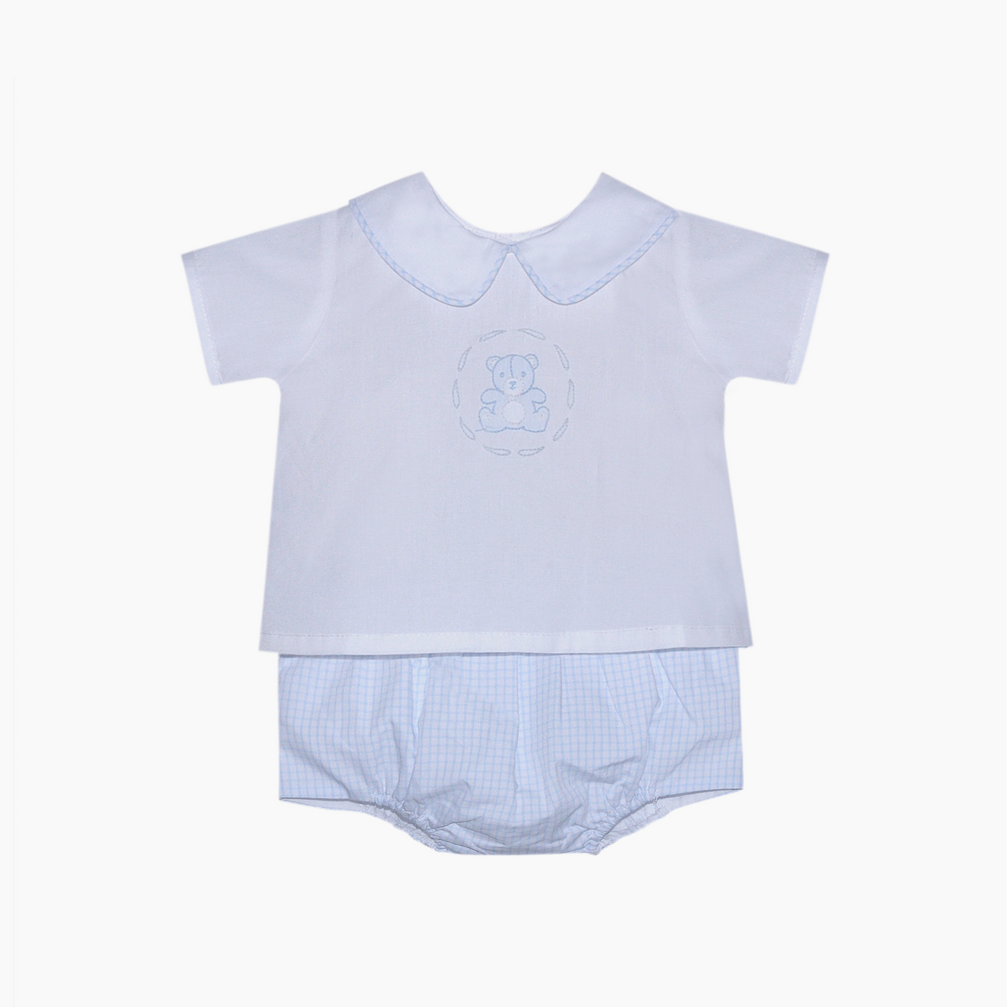 Bailey Diaper Set | Blue Teddy