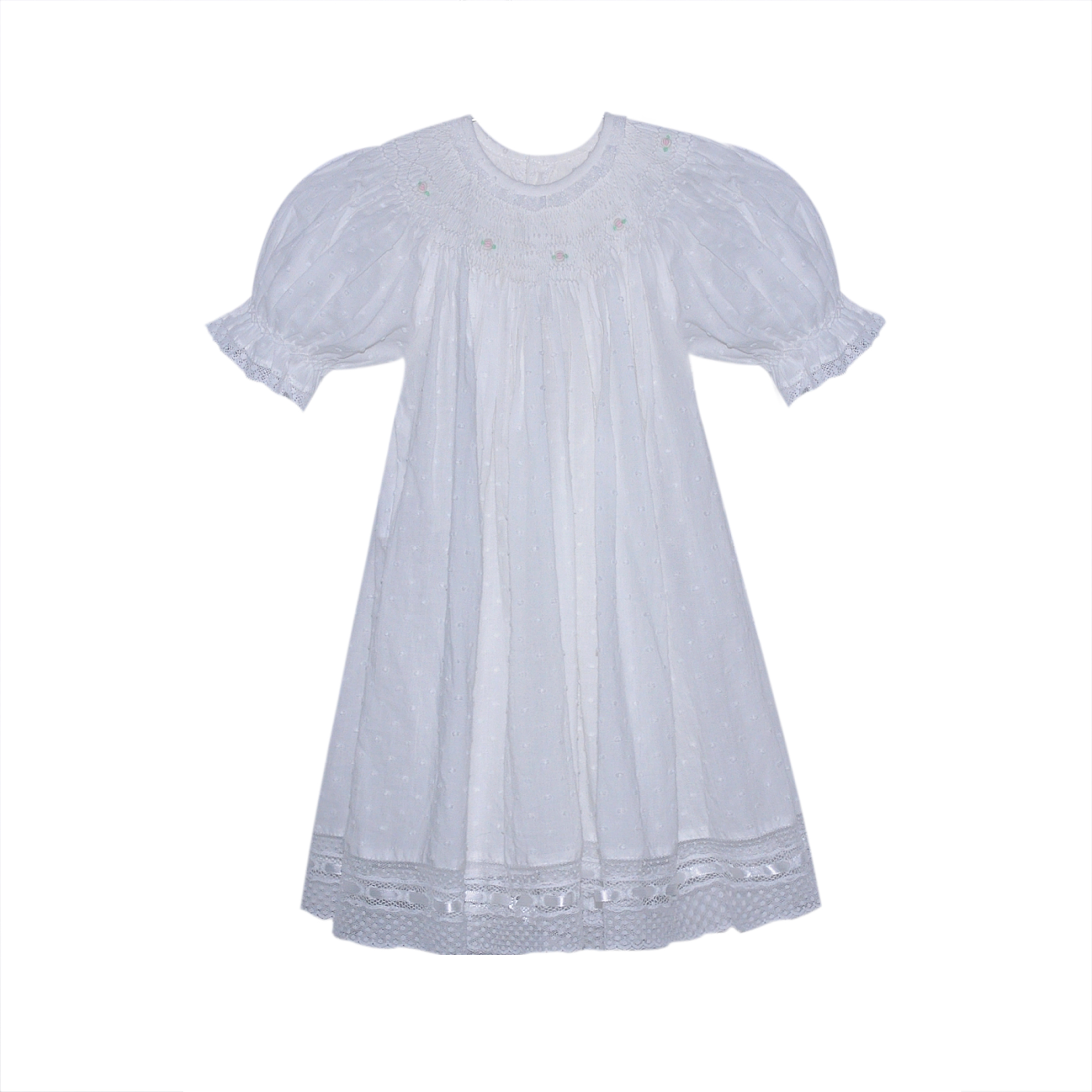 White Anna Lane Bishop Dress
