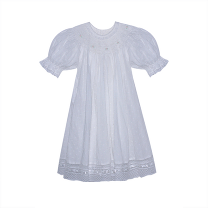 White Anna Lane Bishop Dress