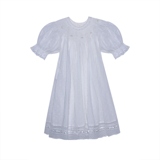 White Anna Lane Bishop Dress