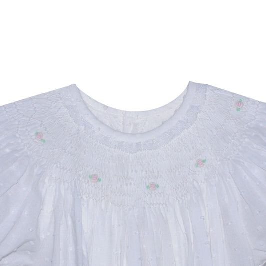 White Anna Lane Bishop Dress