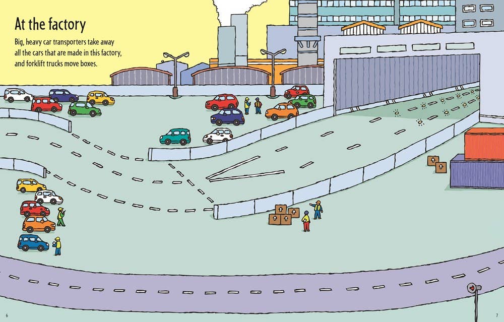 First Sticker Book Trucks | Usborne