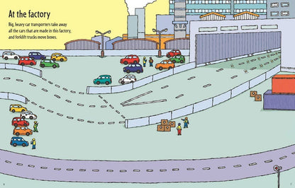 First Sticker Book Trucks | Usborne