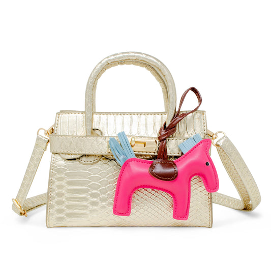 Crocodile Pony Handbag