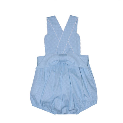 Blue Bella Sunsuit | Flowers