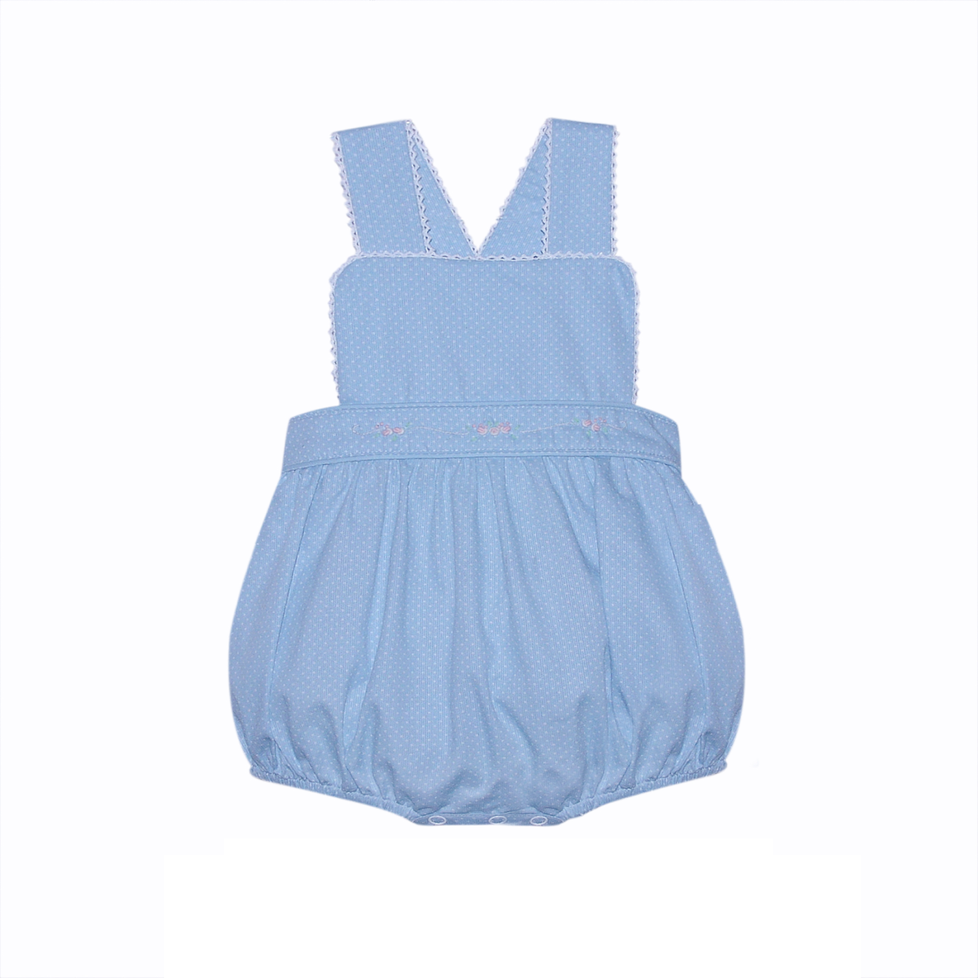 Blue Bella Sunsuit | Flowers
