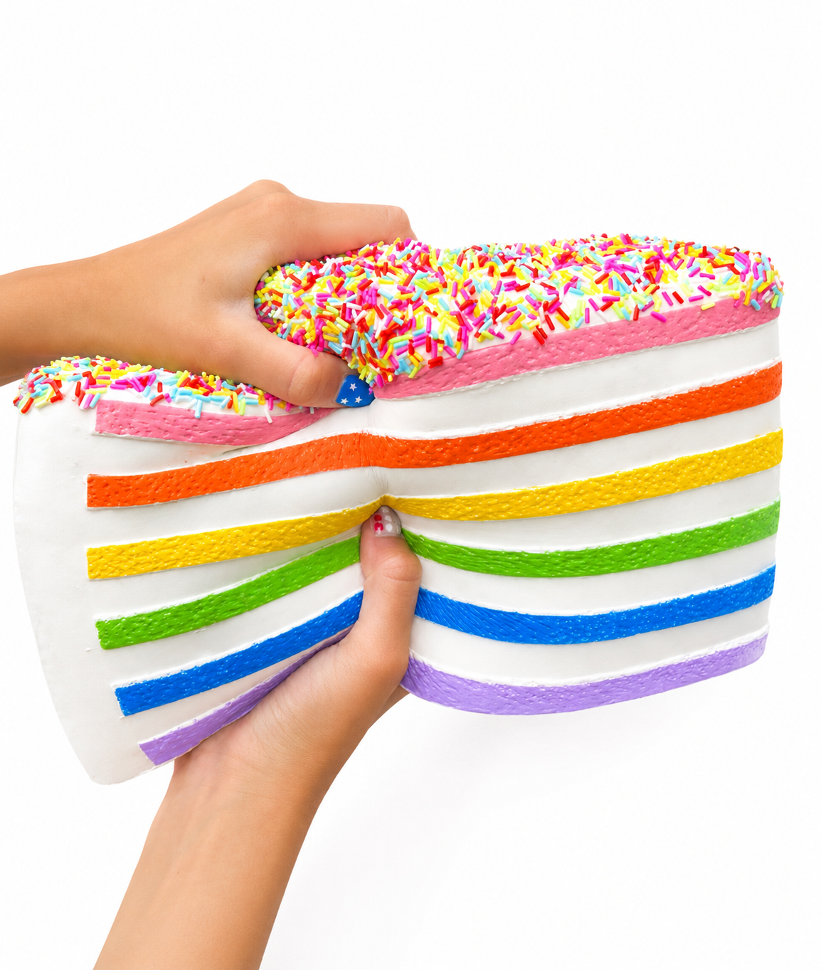 JUMBO Rainbow Sprinkle Cake Squishy