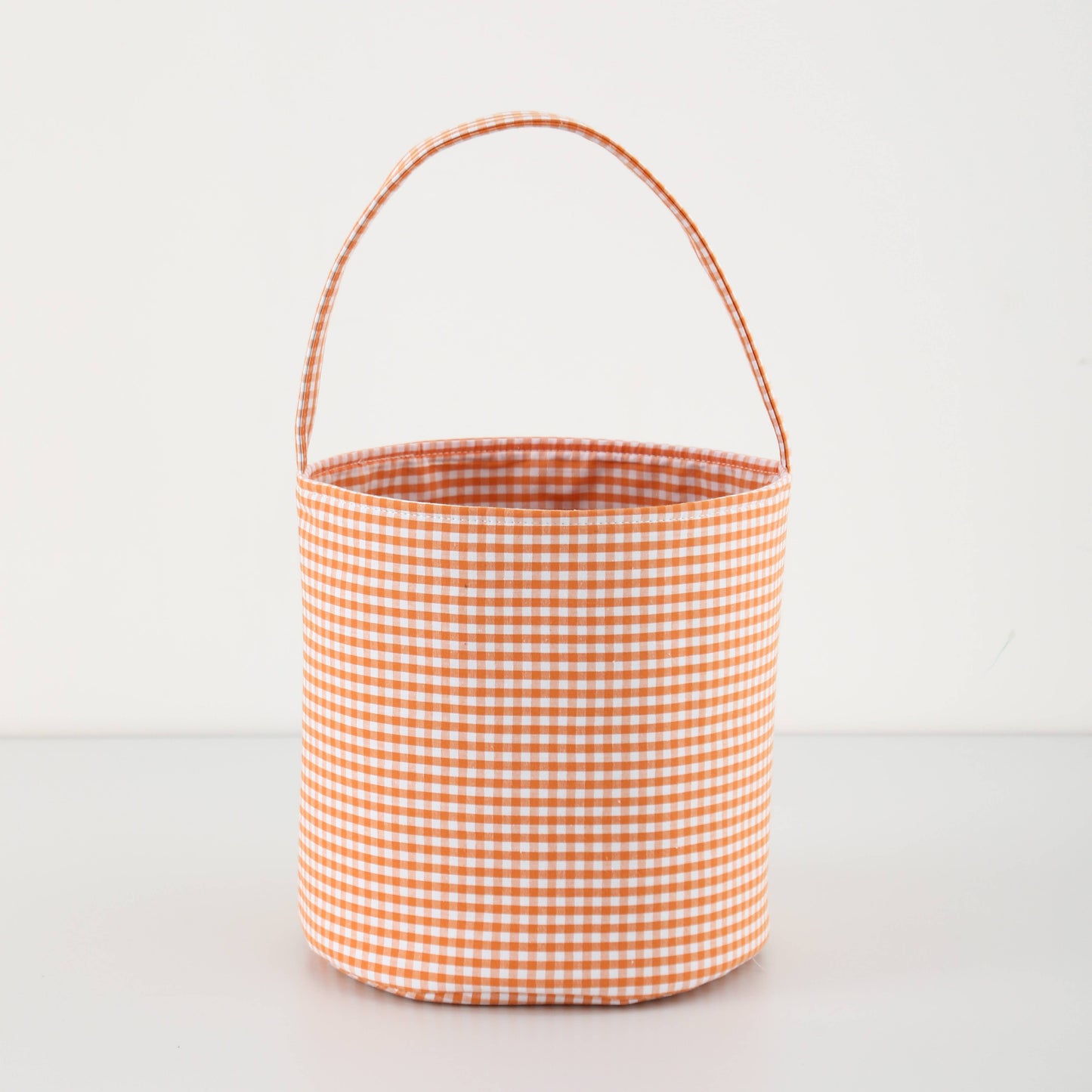 Gingham Bucket Bag