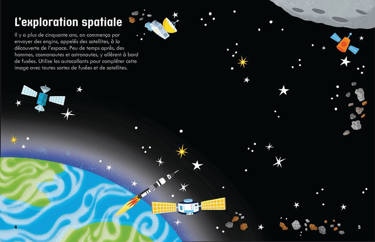 First Sticker Book Space | Usborne