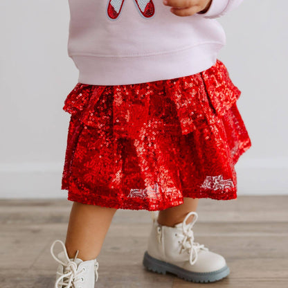 Ruby Sequin Tutu Skirt
