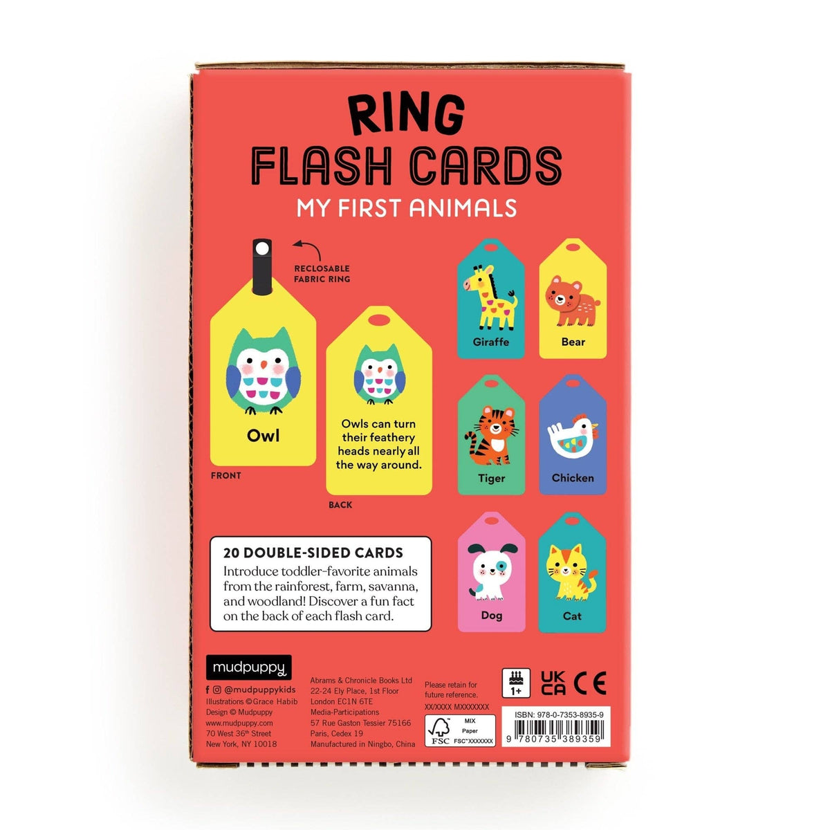My First Animals Ring Flash Cards