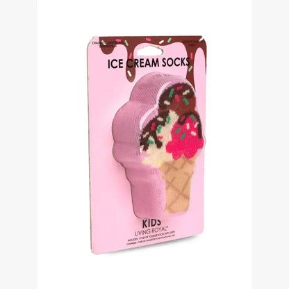 3D Packaged Kids Socks | Ice Cream Cone