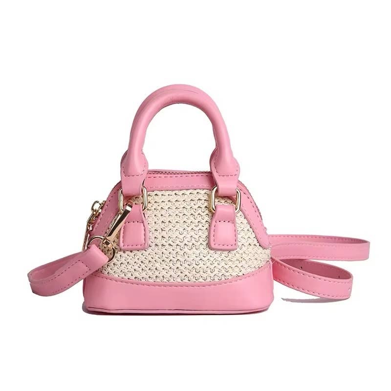 Mini Woven Bag | Pink