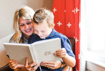 Dear Son Childhood Keepsake Book | Cream