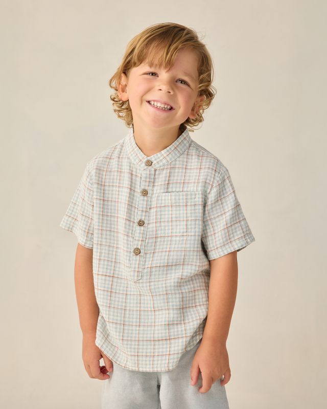 MASON SHIRT LIGHT BLUE PLAID