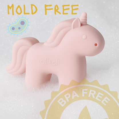 Ali+Oli Squirt Water Bath Toy Set | Unicorn Theme