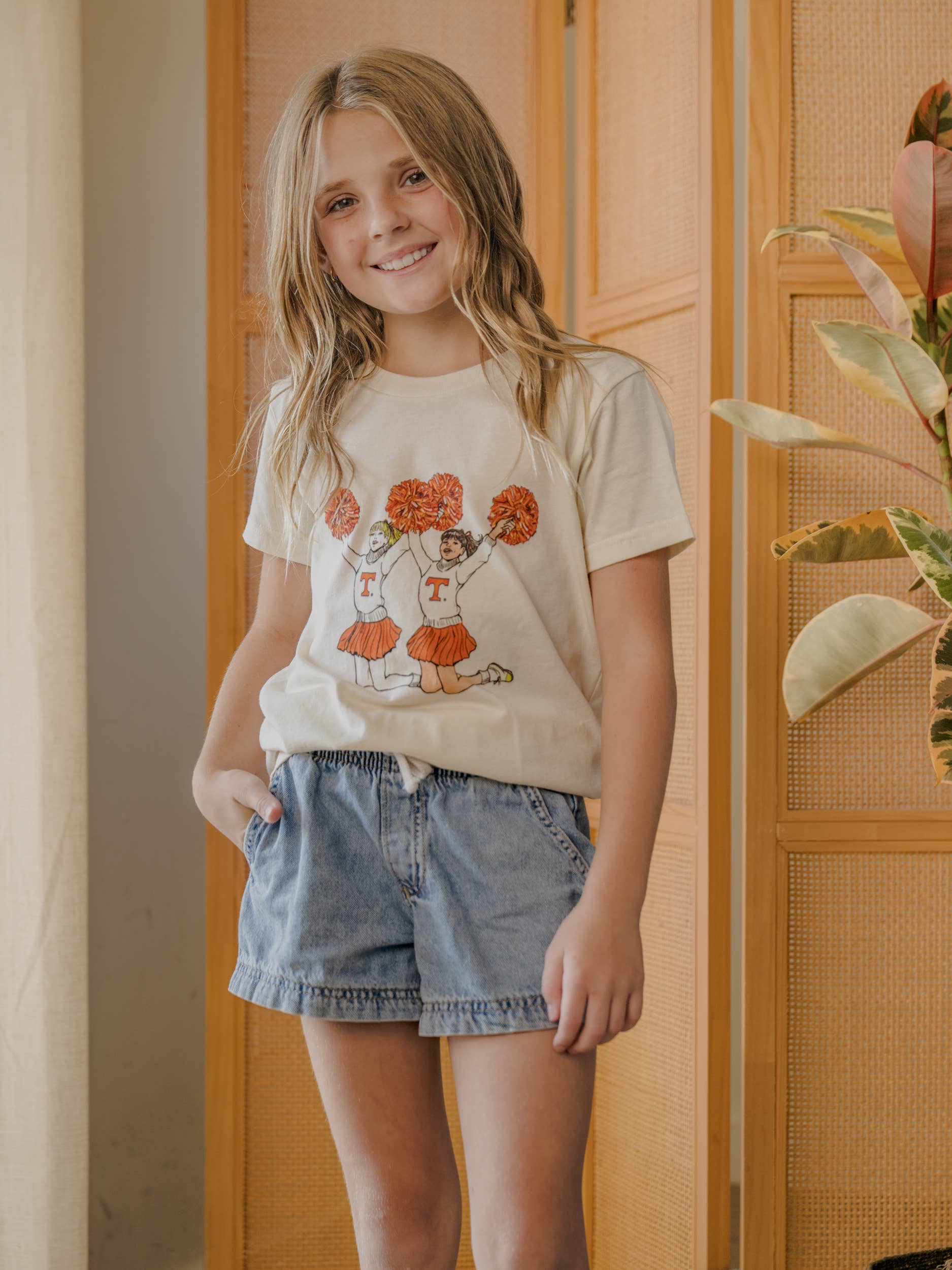Children's Tennessee Volunteers Cheer Off White Tee