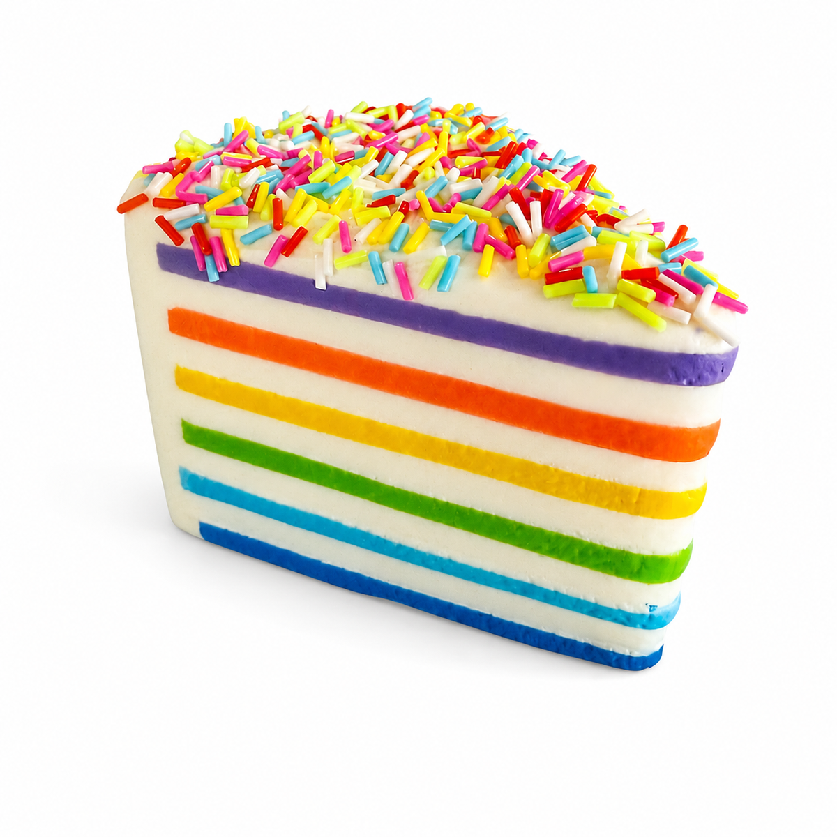 Rainbow Cake Squishy Rainbow Sprinkles