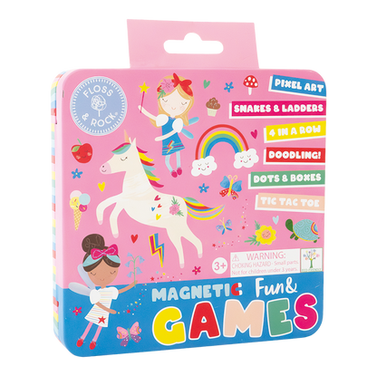 Magnetic Fun & Games Tin | Rainbow Fairy