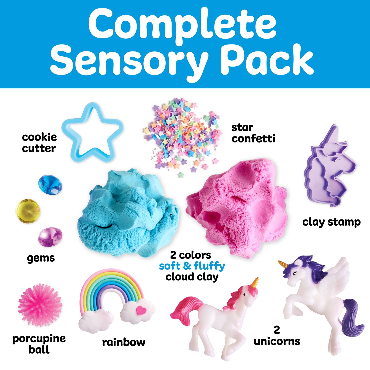 Sensory Pack On the Go Play Set | Unicorn