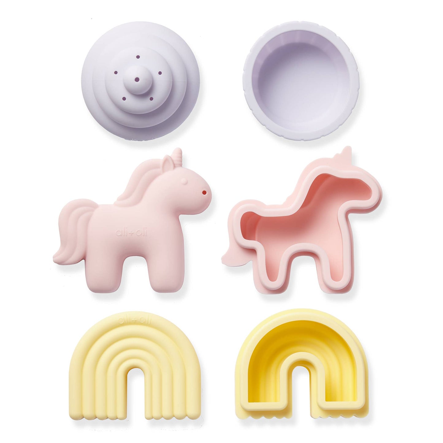 Ali+Oli Squirt Water Bath Toy Set | Unicorn Theme