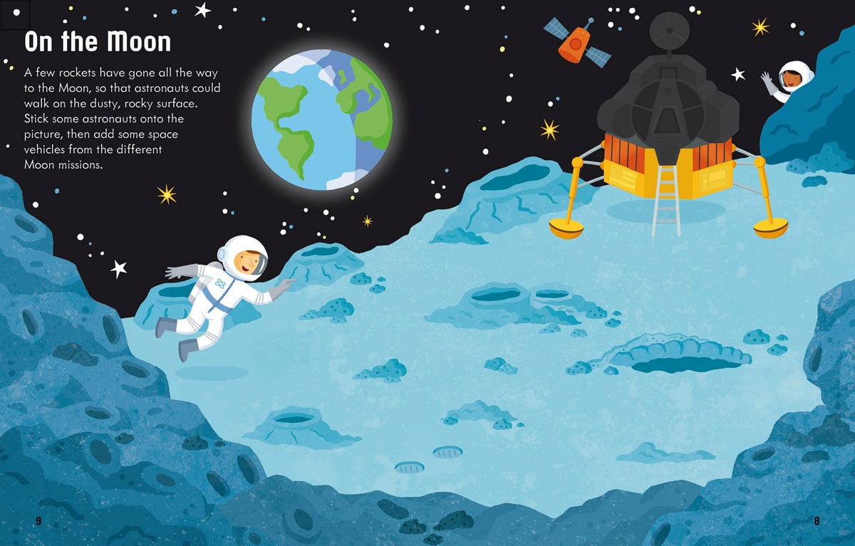 First Sticker Book Space | Usborne