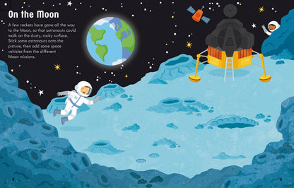 First Sticker Book Space | Usborne