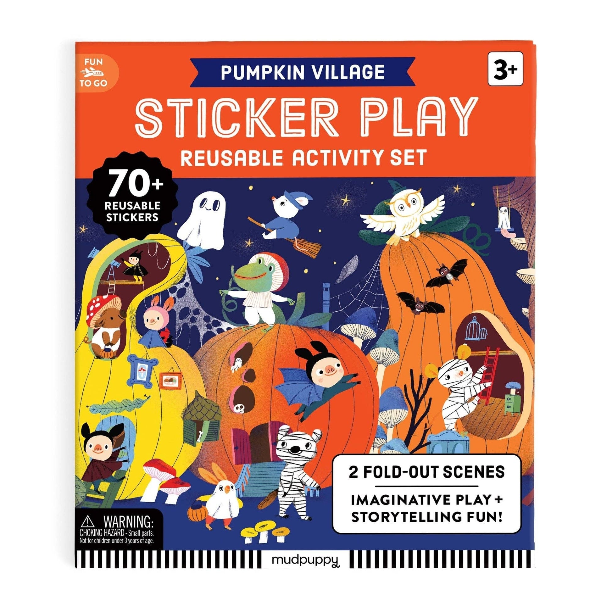 Pumpkin Village Sticker Play Reusable Activity Set