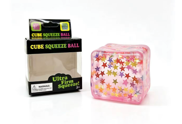Sugarplum Sparkle Holiday Cube Squishy
