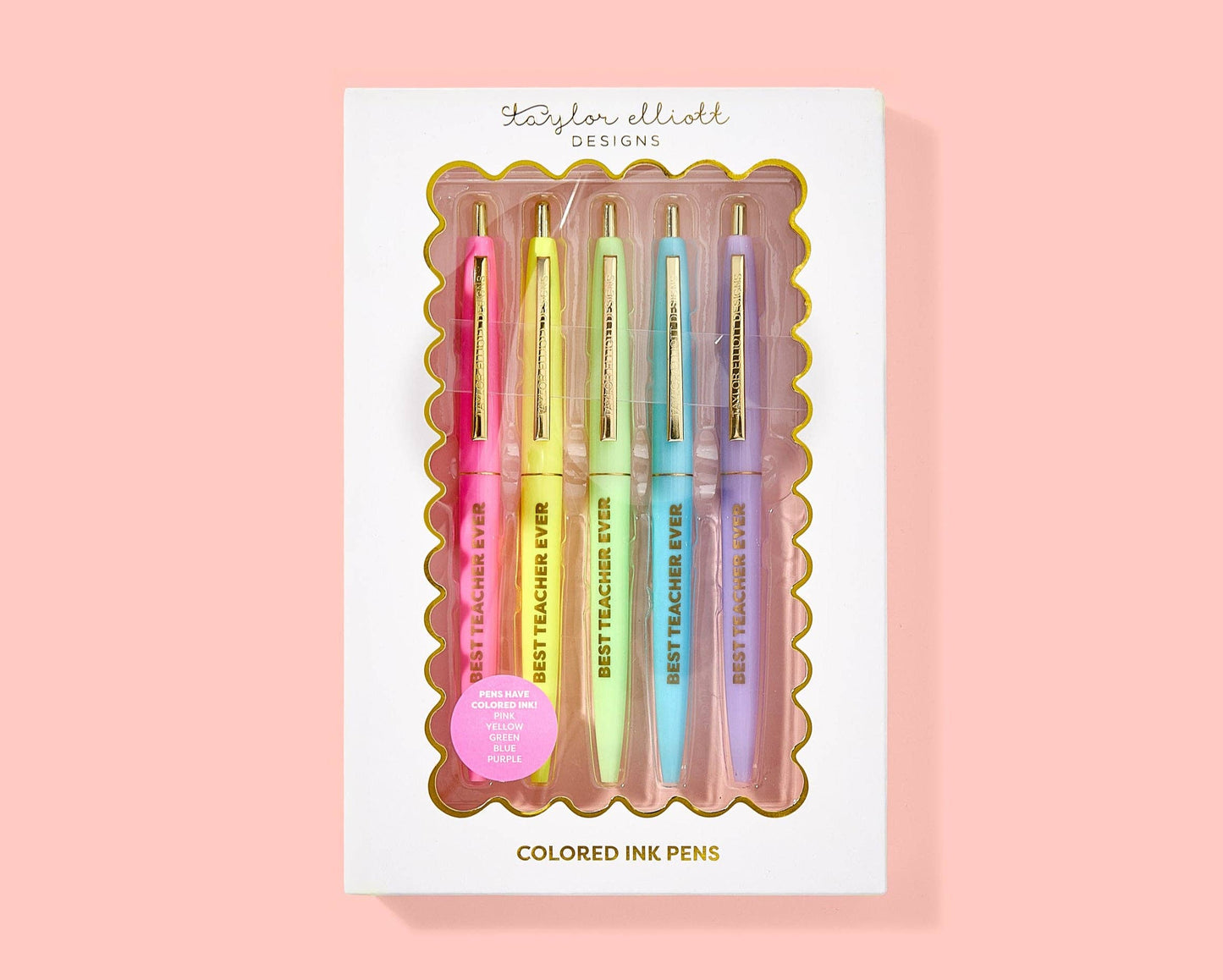 Pen Set | "Best Teacher Ever"